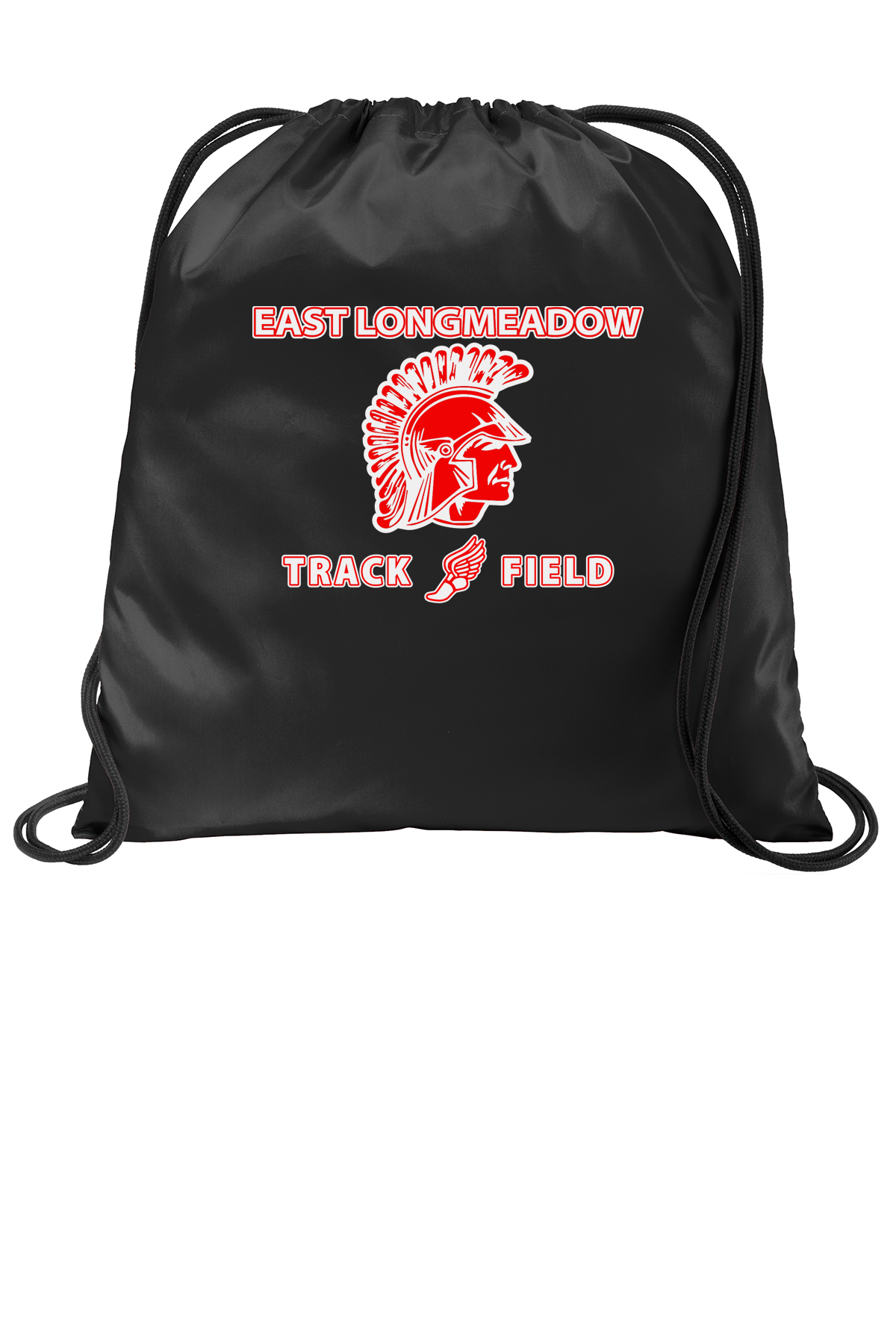 East Longmeadow Track and Field Black Cinch Pack