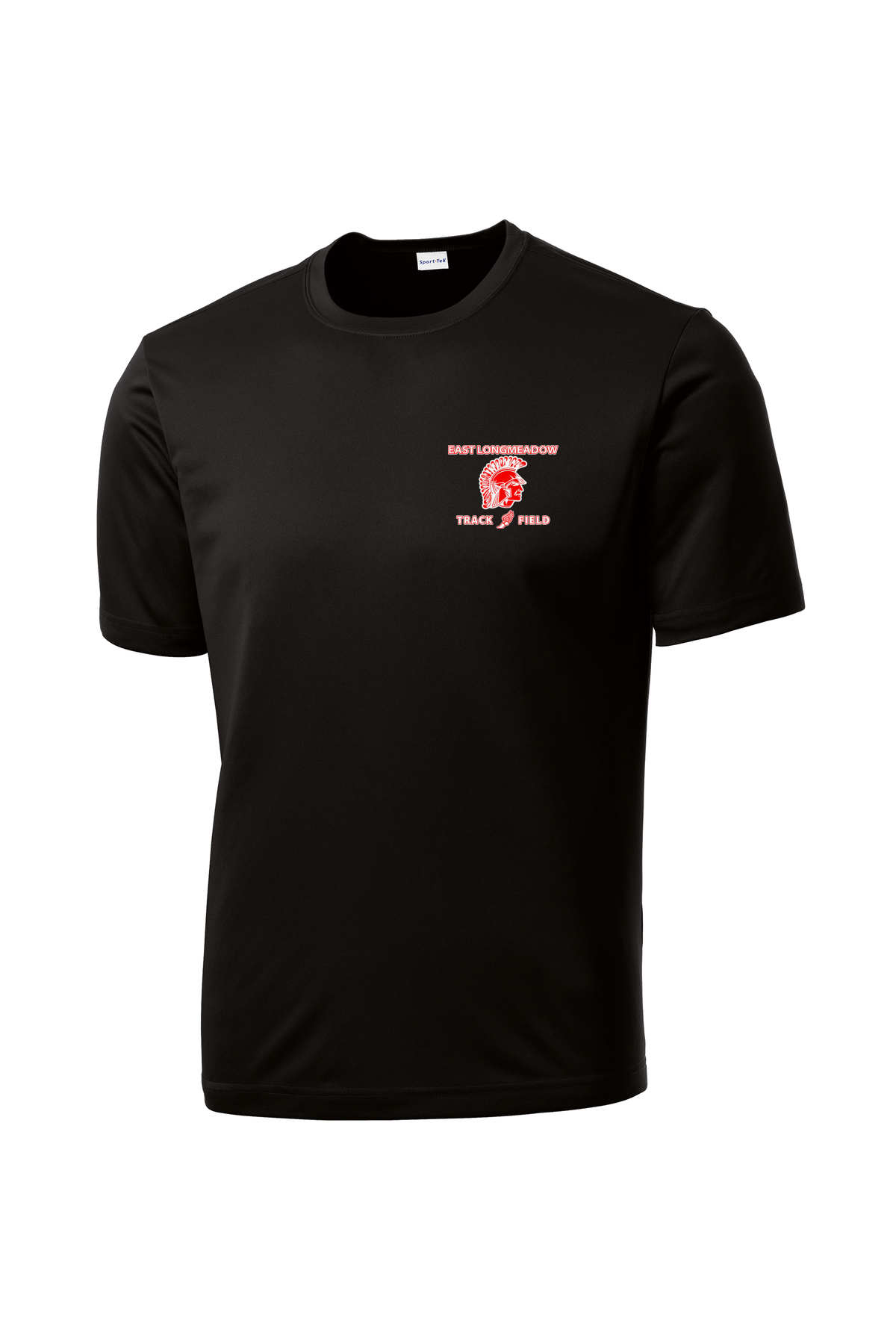 East Longmeadow Track and Field Black Performance T-Shirt