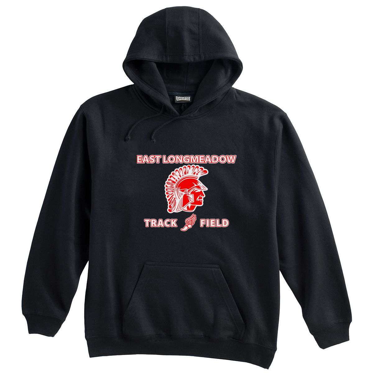 East Longmeadow Track and Field Black Sweatshirt