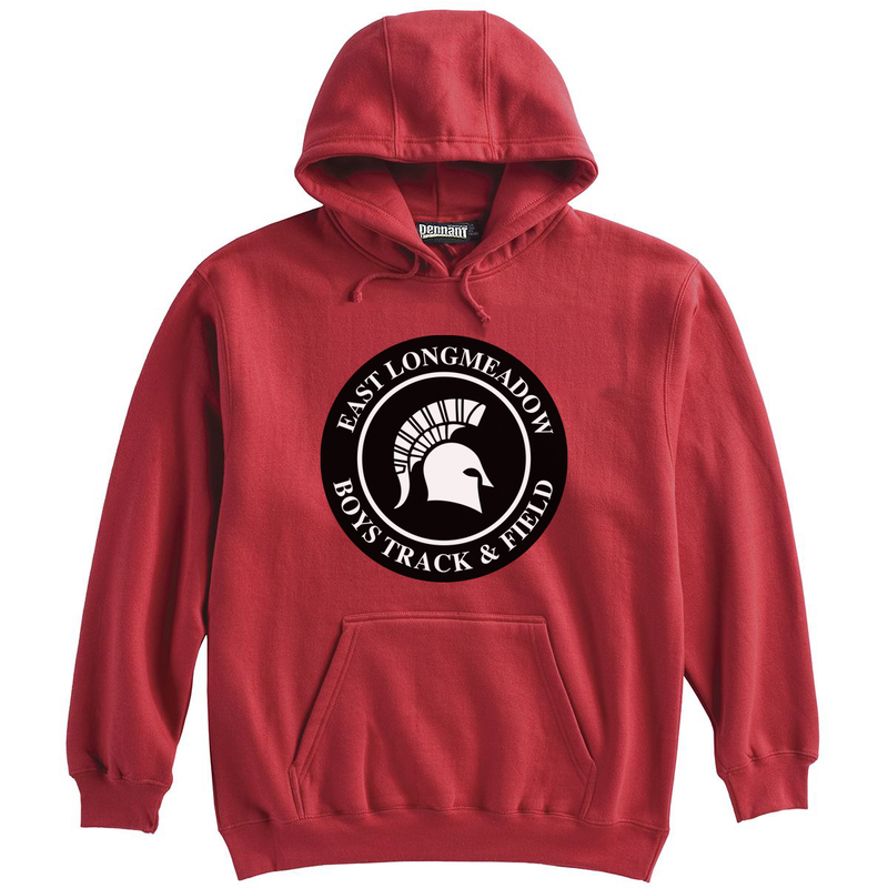 East Longmeadow Boys Track Sweatshirt (Red)