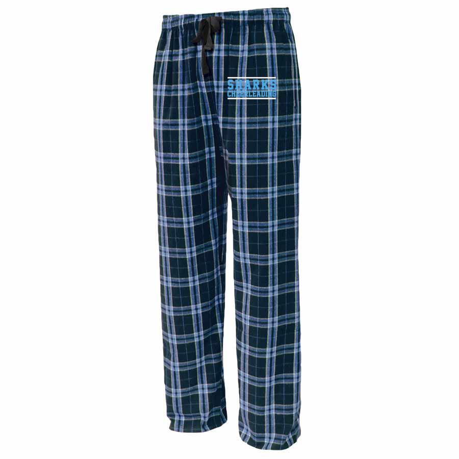 Sharks Cheerleading Flannel Pajama Pants