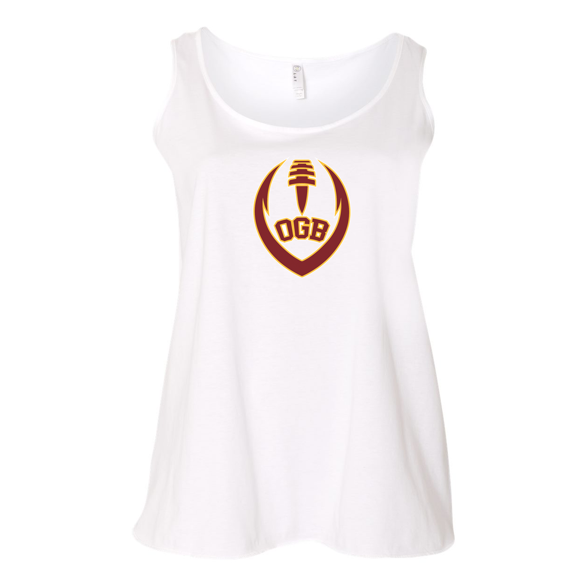 Oxford Golden Bears Curvy Womens Tank-Top