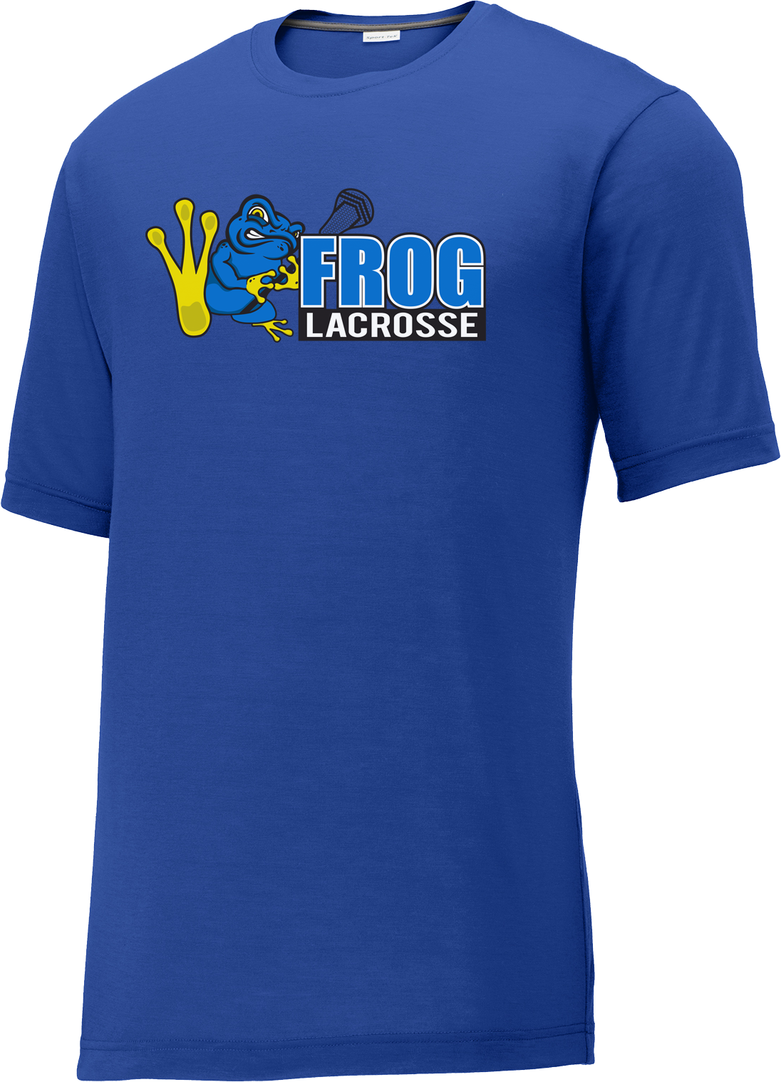 Frog Lacrosse Royal Blue CottonTouch Performance T-Shirt