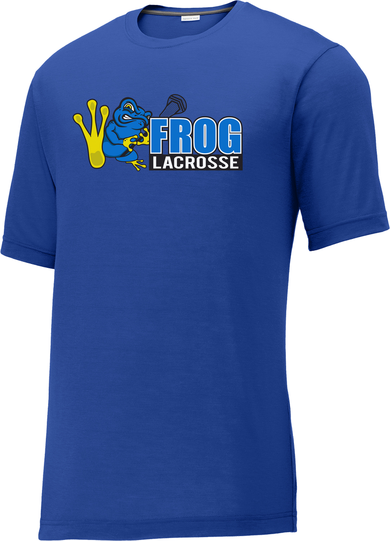 Frog Lacrosse Royal Blue CottonTouch Performance T-Shirt