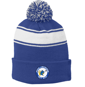 Frog Lacrosse Pom Pom Beanie