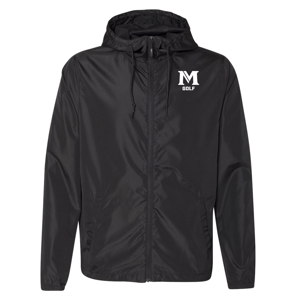 Masters School Spring Sports Lightweight Windbreaker Full-Zip Jacket