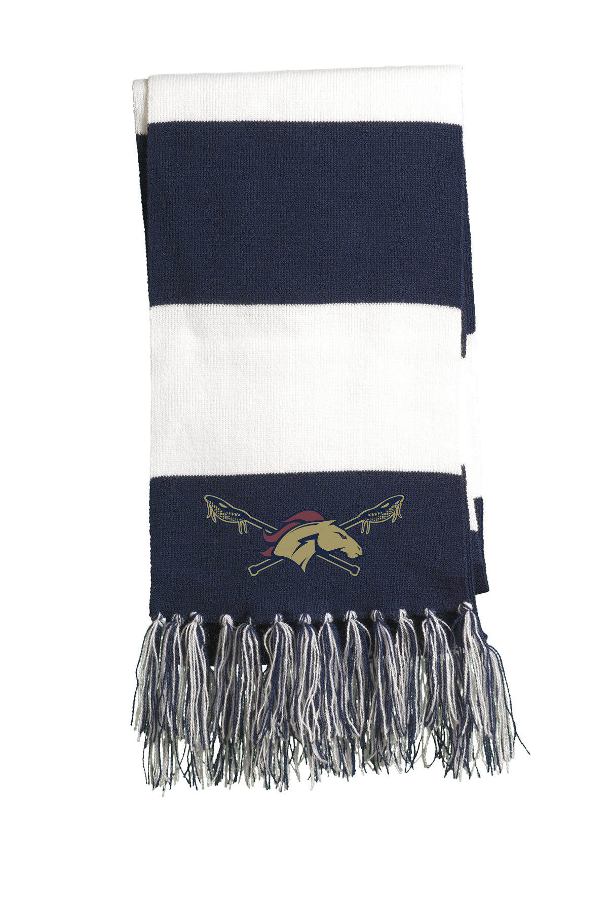 Herriman Lacrosse Navy/White Team Scarf