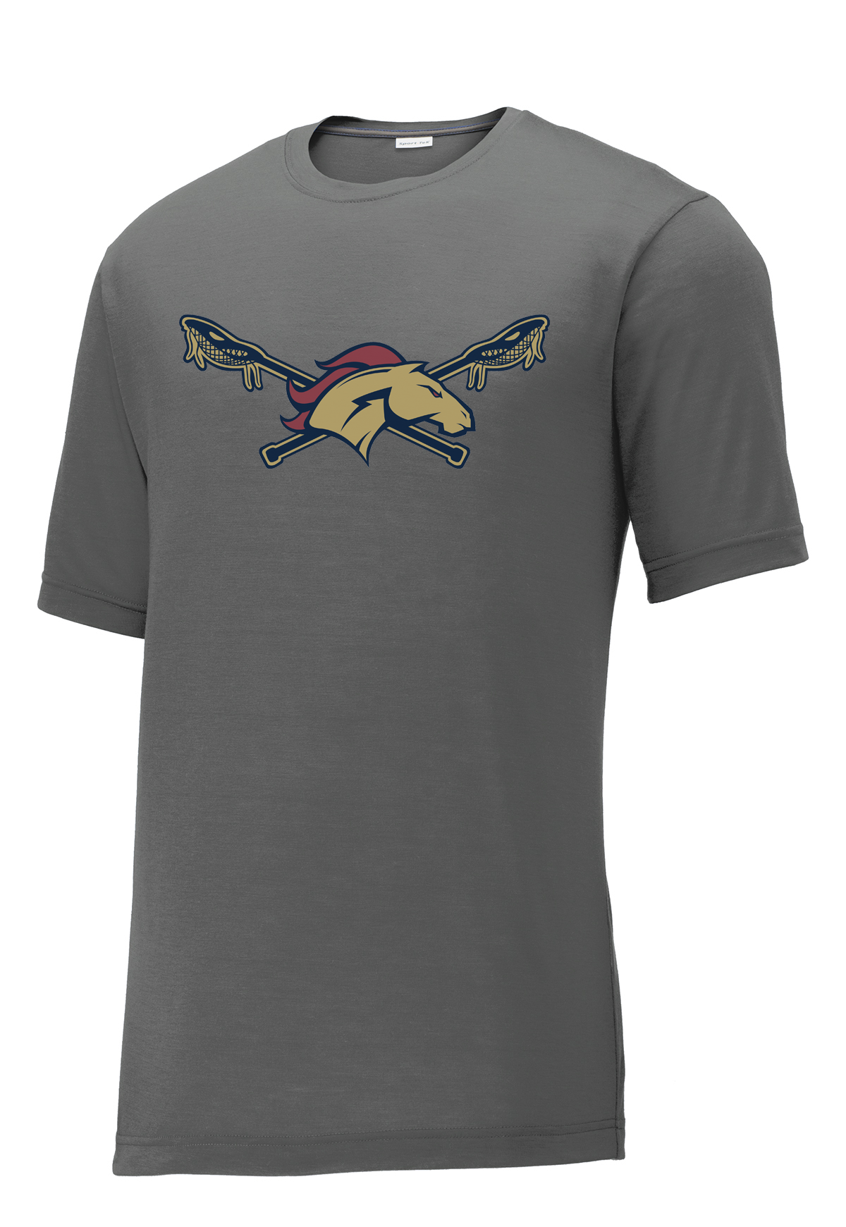 Herriman Lacrosse Grey CottonTouch Performance T-Shirt