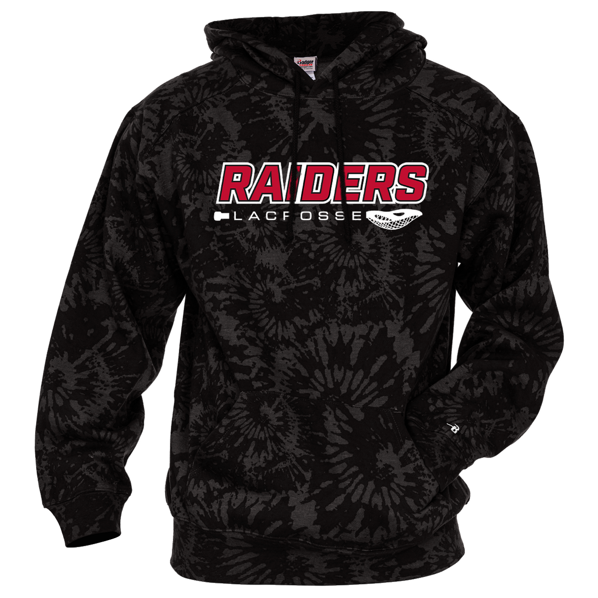 PM Raiders Boys Lacrosse Tie-Dye Hoodie