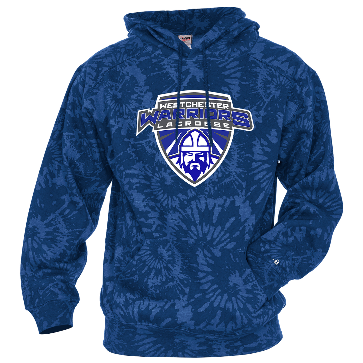 Westchester Warriors Boys Lacrosse Tie-Dye Hoodie