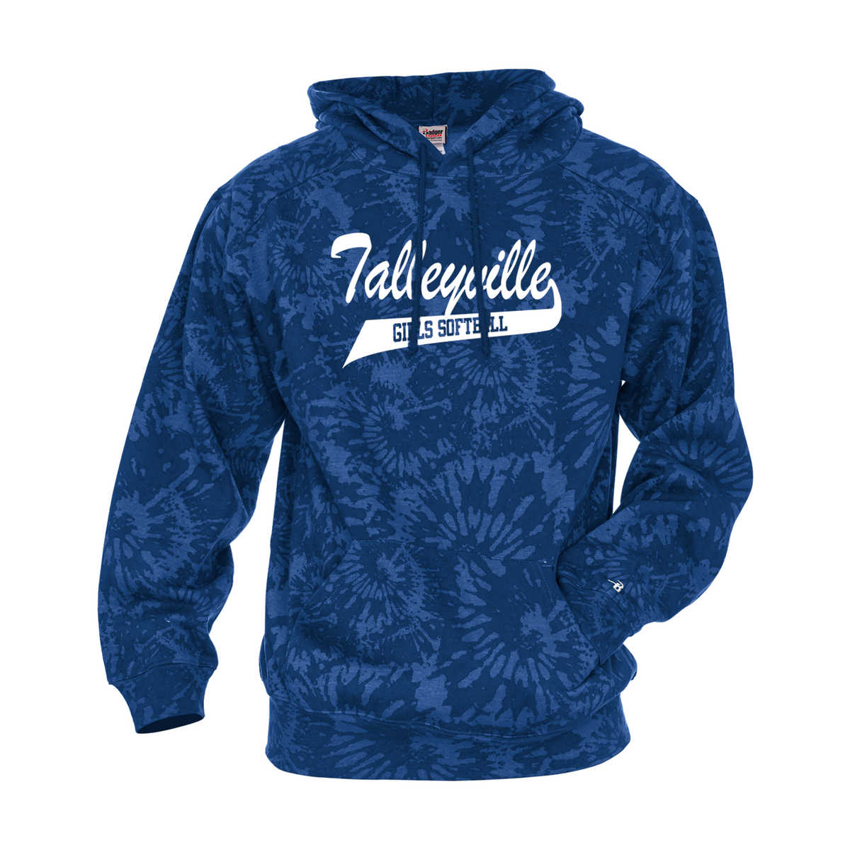 Talleyville Rec Softball Tie-Dye Hoodie