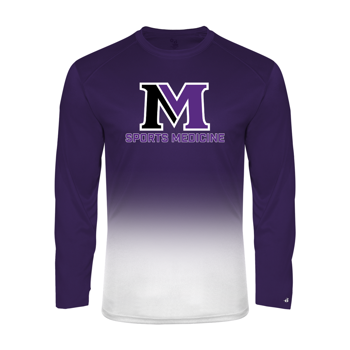 Masters School Winter Sports Ombre Long Sleeve T-Shirt