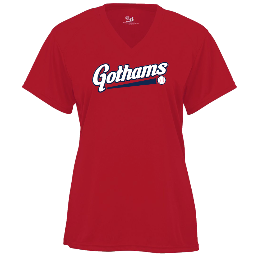 NY Gothams Baseball B-Core Women's V-Neck Tee