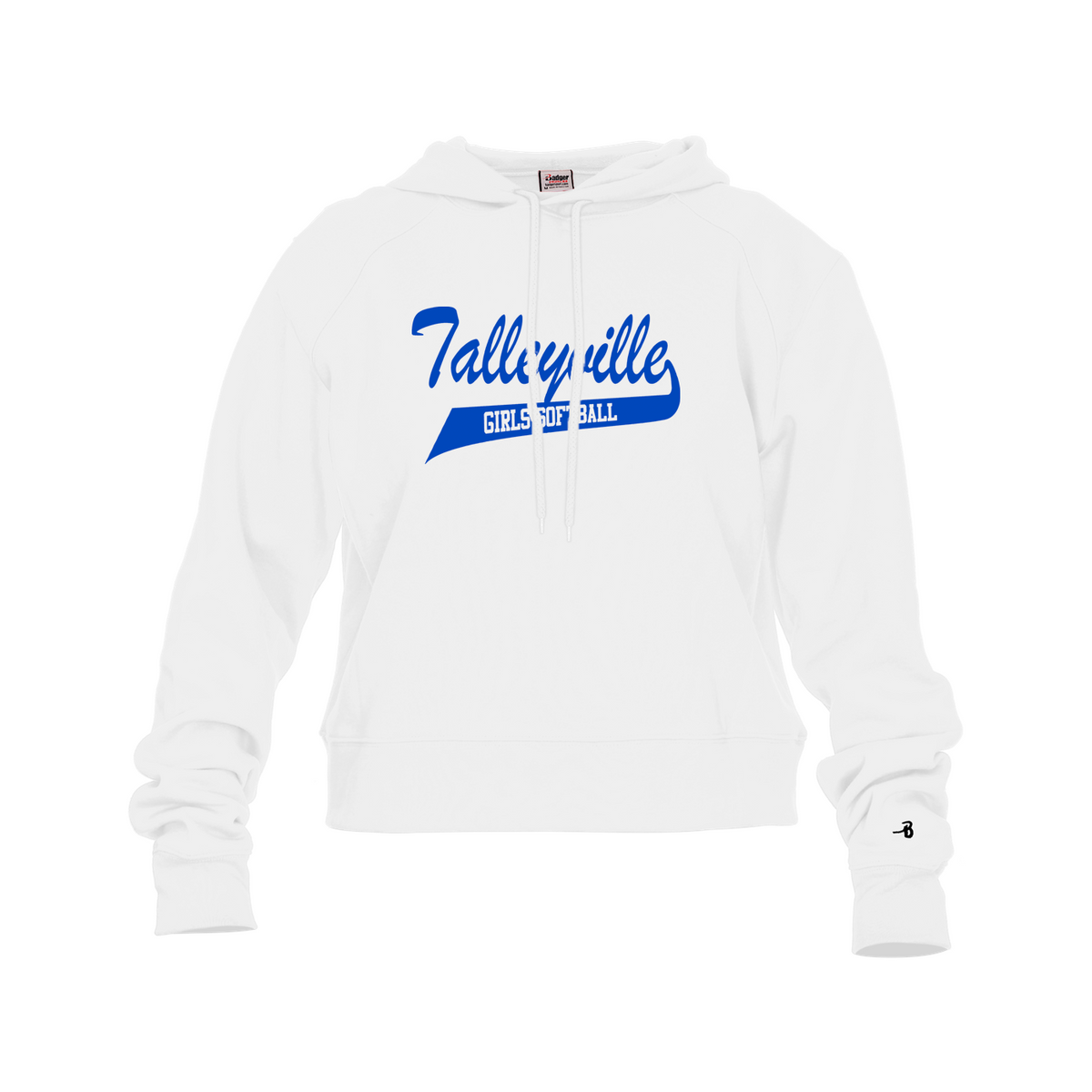 Talleyville Rec Softball Women's Crop Hoodie