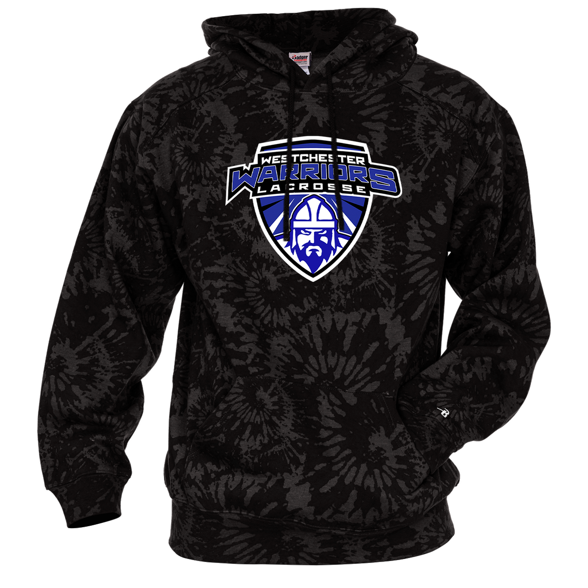 Westchester Warriors Boys Lacrosse Tie-Dye Hoodie