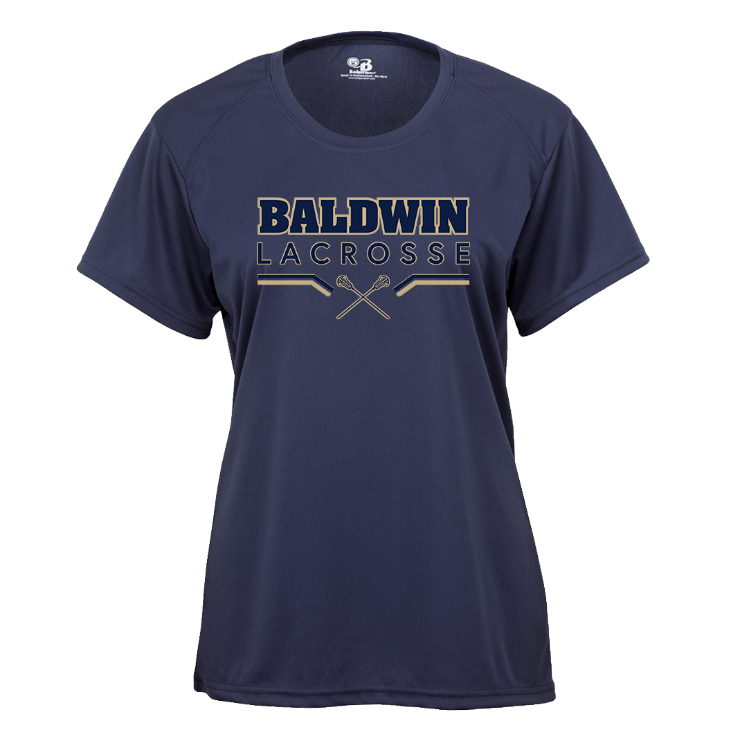 Baldwin HS Girls Lacrosse B-Core Women's V-Neck Tee