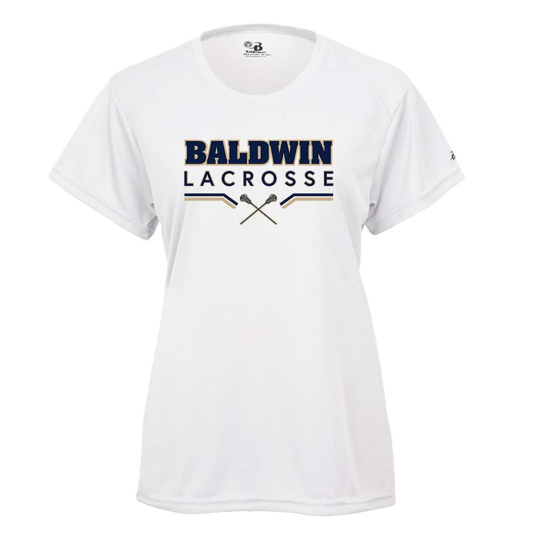 Baldwin HS Girls Lacrosse B-Core Women's V-Neck Tee