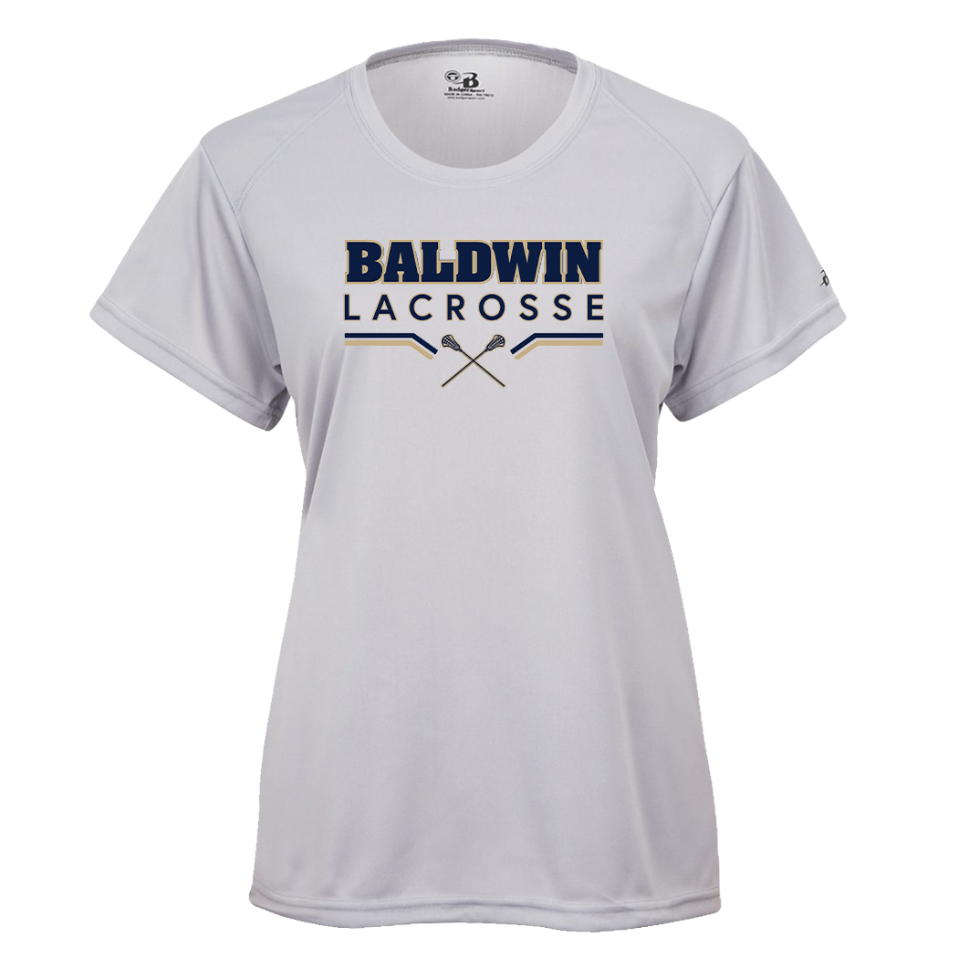 Baldwin HS Girls Lacrosse B-Core Women's V-Neck Tee