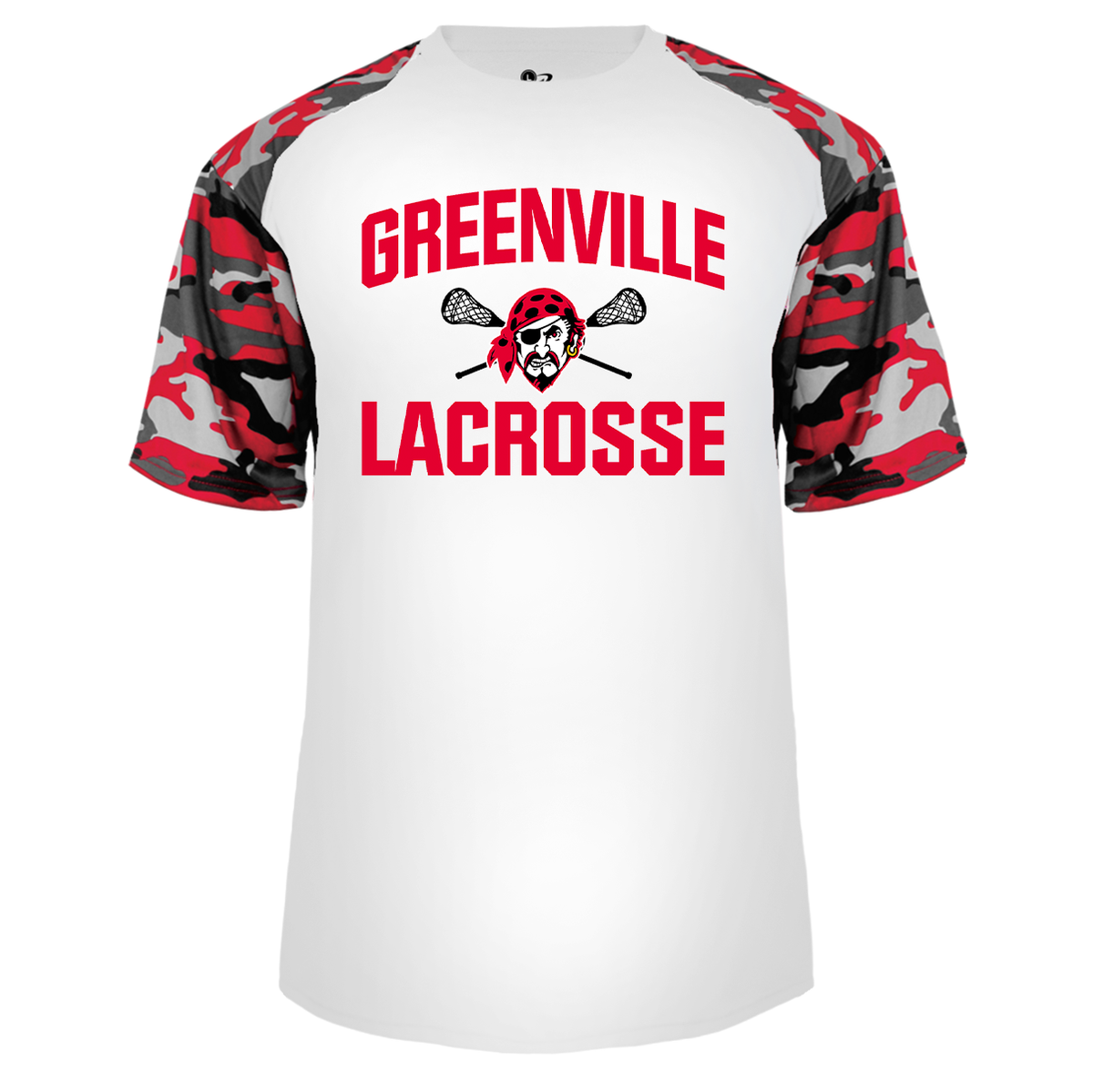 Greenville Lacrosse Camo Sport tee