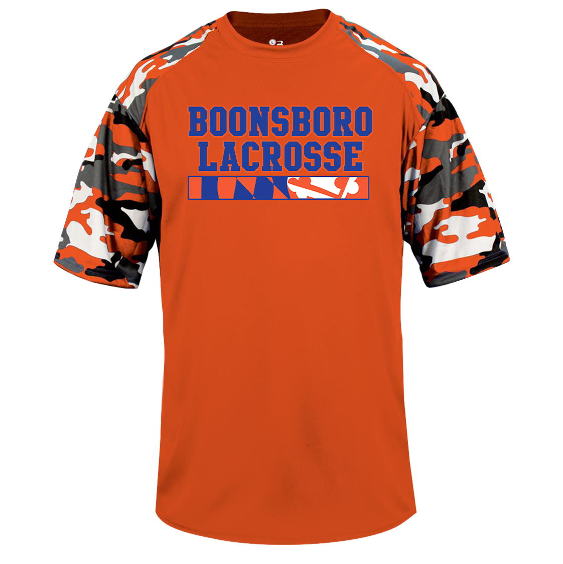 Boonsboro Lacrosse Football Camo Sport tee