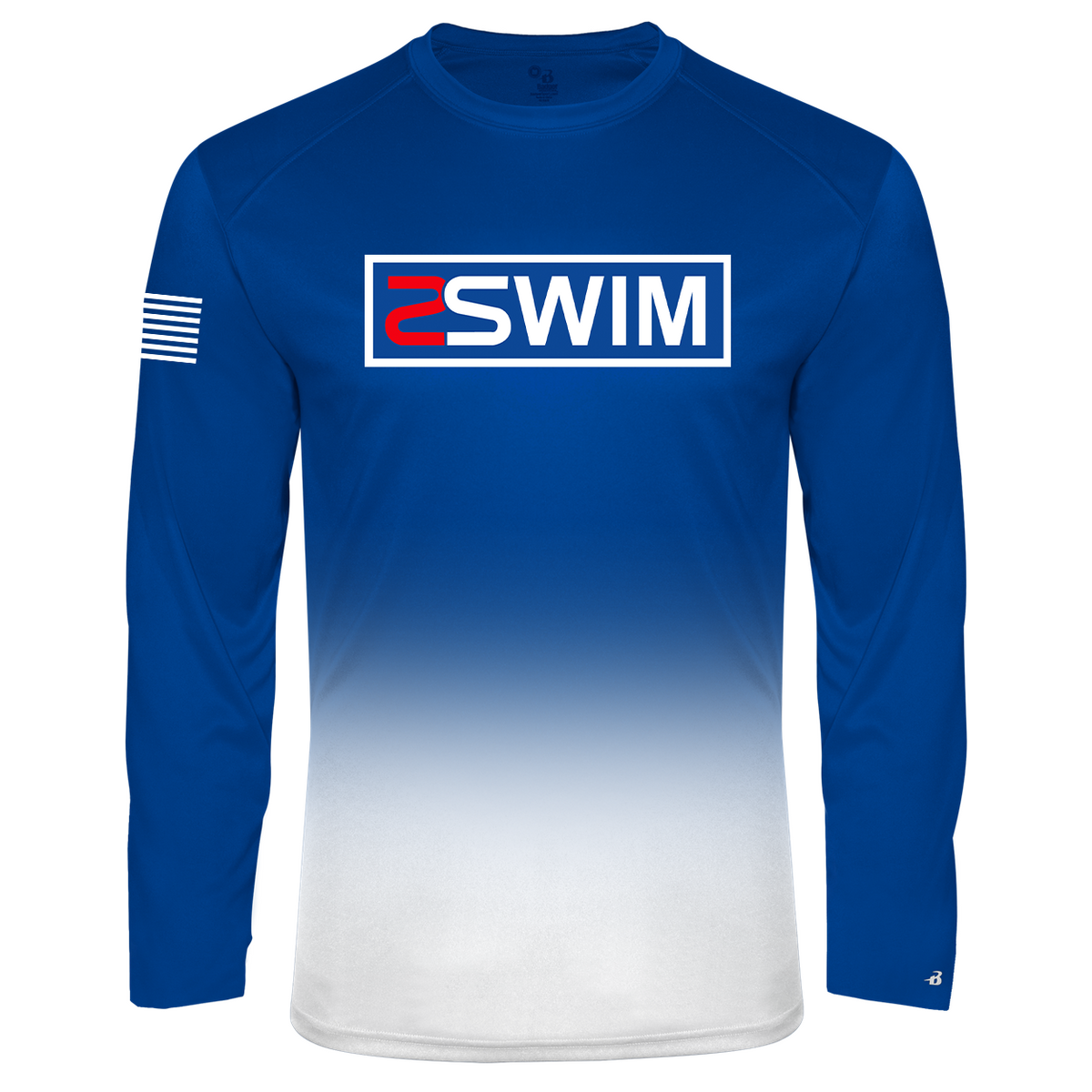 Skudin Swim Ombre Long Sleeve T-Shirt