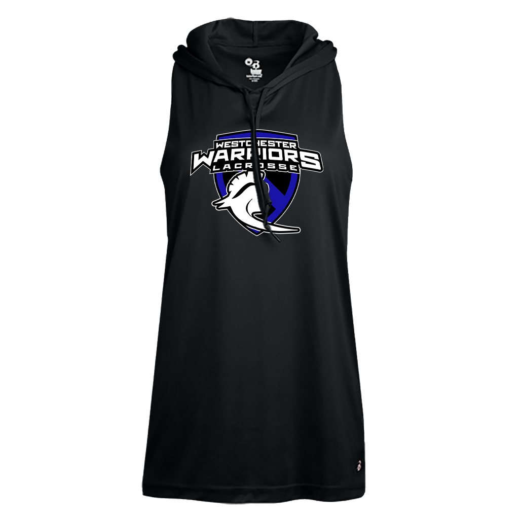 Westchester Warriors Girls Lacrosse Women's Racerback Hooded Tank