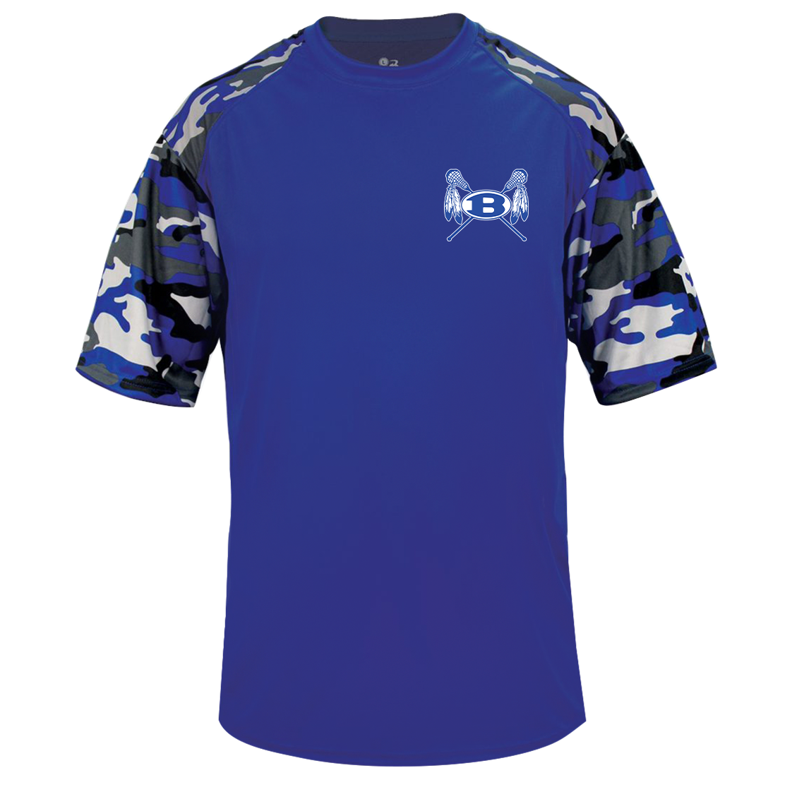 Boonsboro Lacrosse Football Camo Sport tee