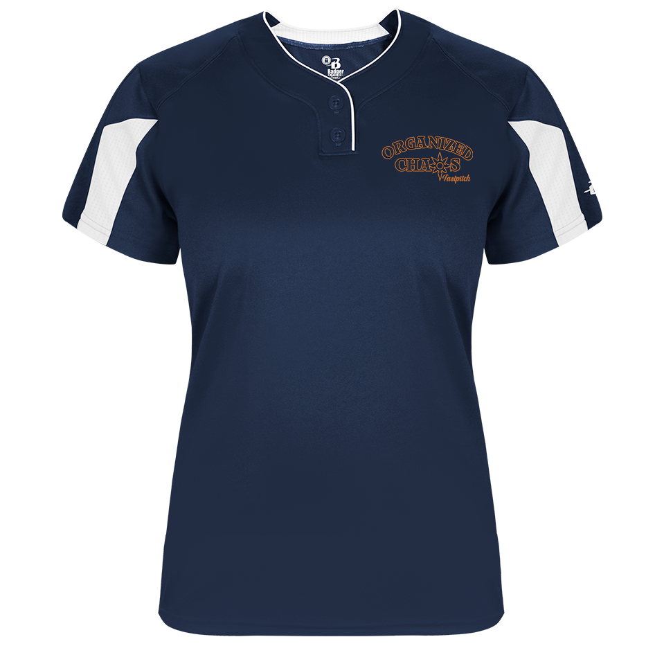 Organized Chaos Softball Striker Womens Placket