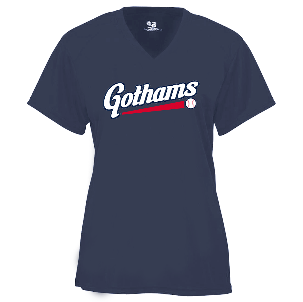 NY Gothams Baseball B-Core Women's V-Neck Tee