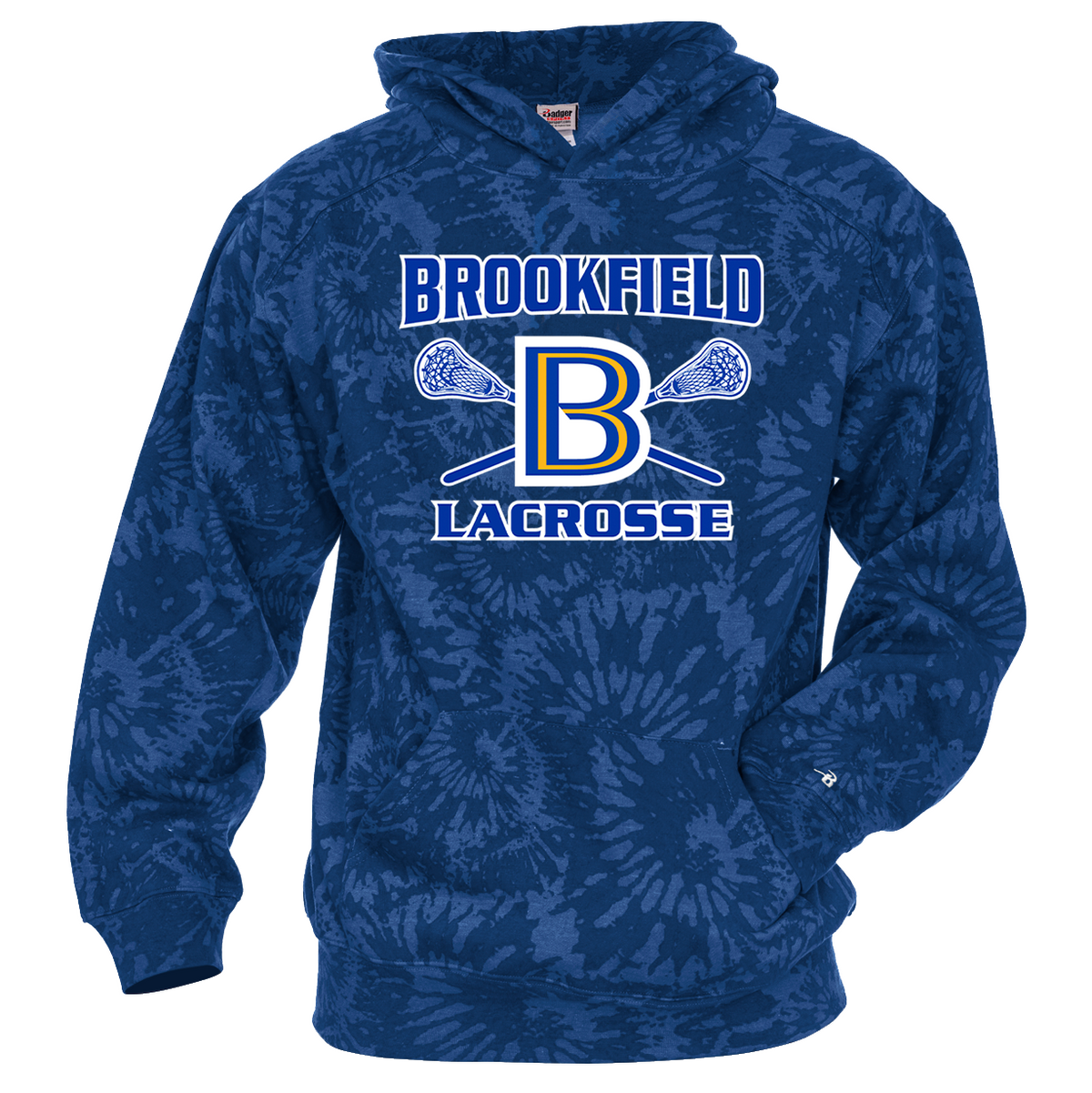 Brookfield Lacrosse Tie-Dye Hoodie