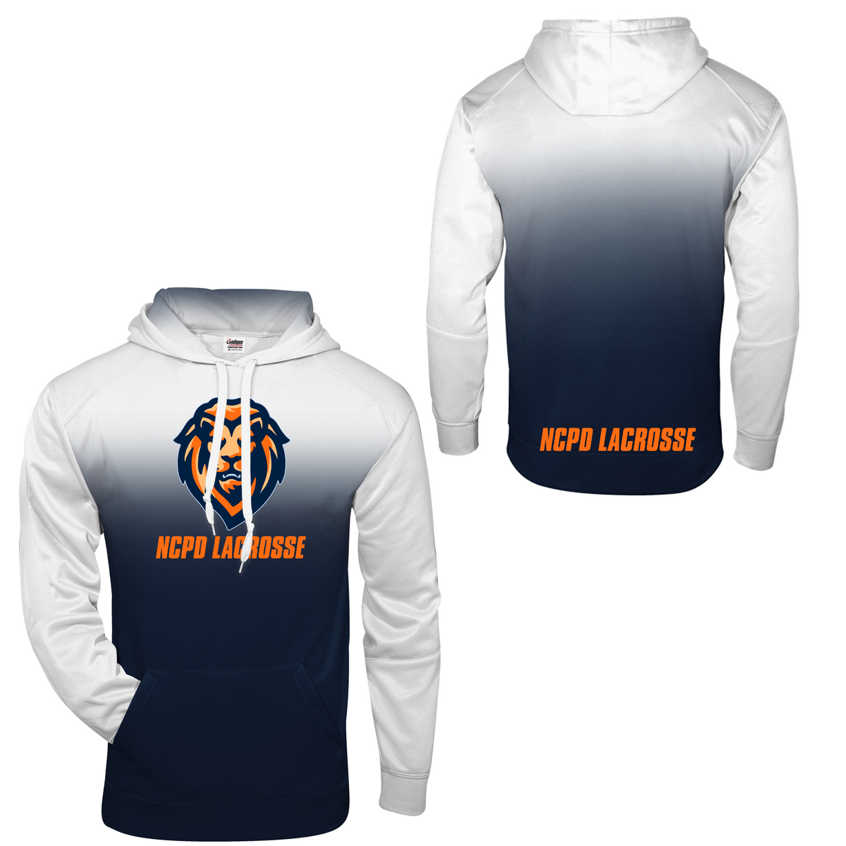 NCPD Lacrosse Ombre Hooded Sweatshirt