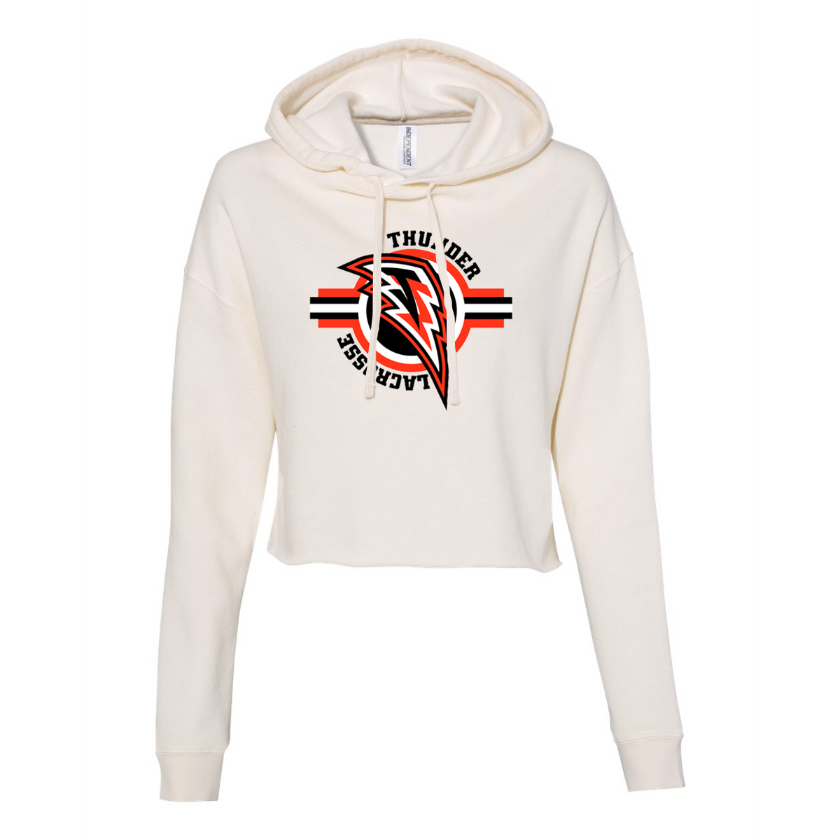 Jersey Thunder Lacrosse Independent Trading Co. Women’s Cropped Hoodie