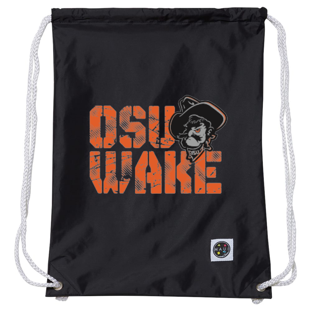 OK State Wakeboarding Maui & Sons Drawstring Cinch Backpack