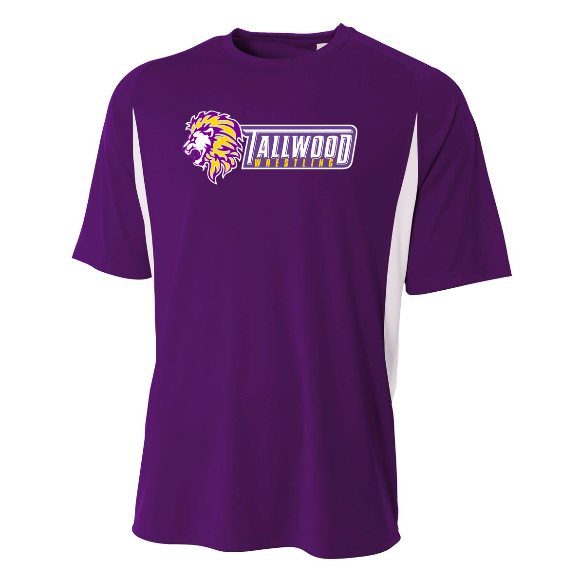 Tallwood Wrestling A4 Color Blocked Cooling Performance T-Shirt