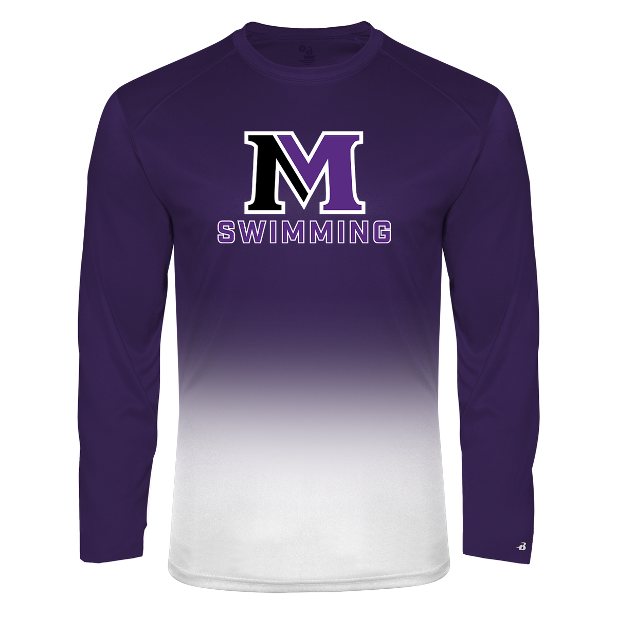 Masters School Winter Sports Ombre Long Sleeve T-Shirt