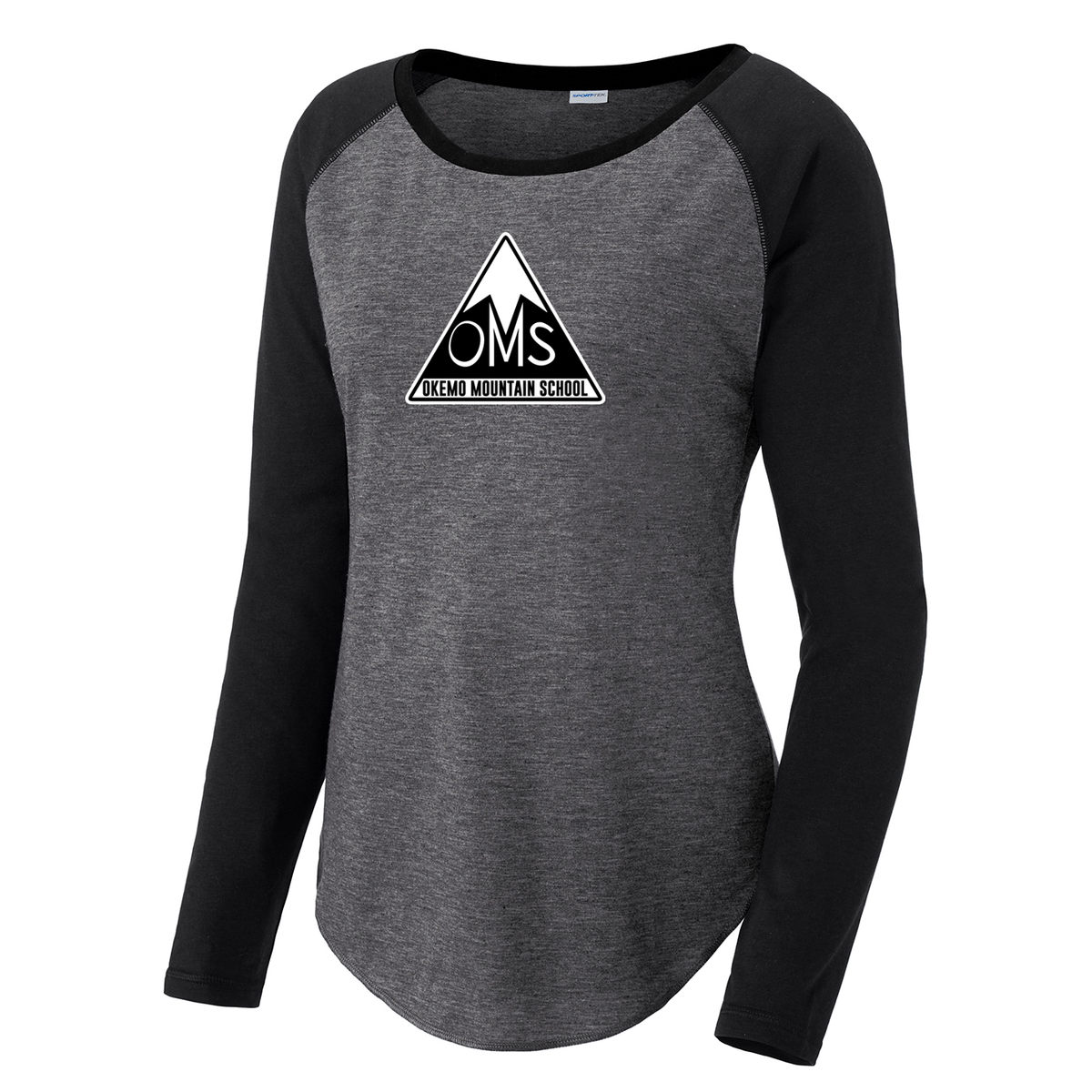 Okemo Mountain School  Women's Raglan Long Sleeve CottonTouch