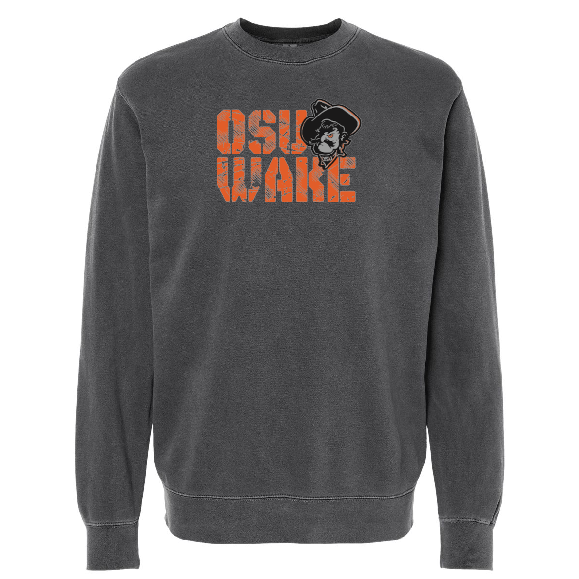 OK State Wakeboarding Midweight Pigment-Dyed Crewneck