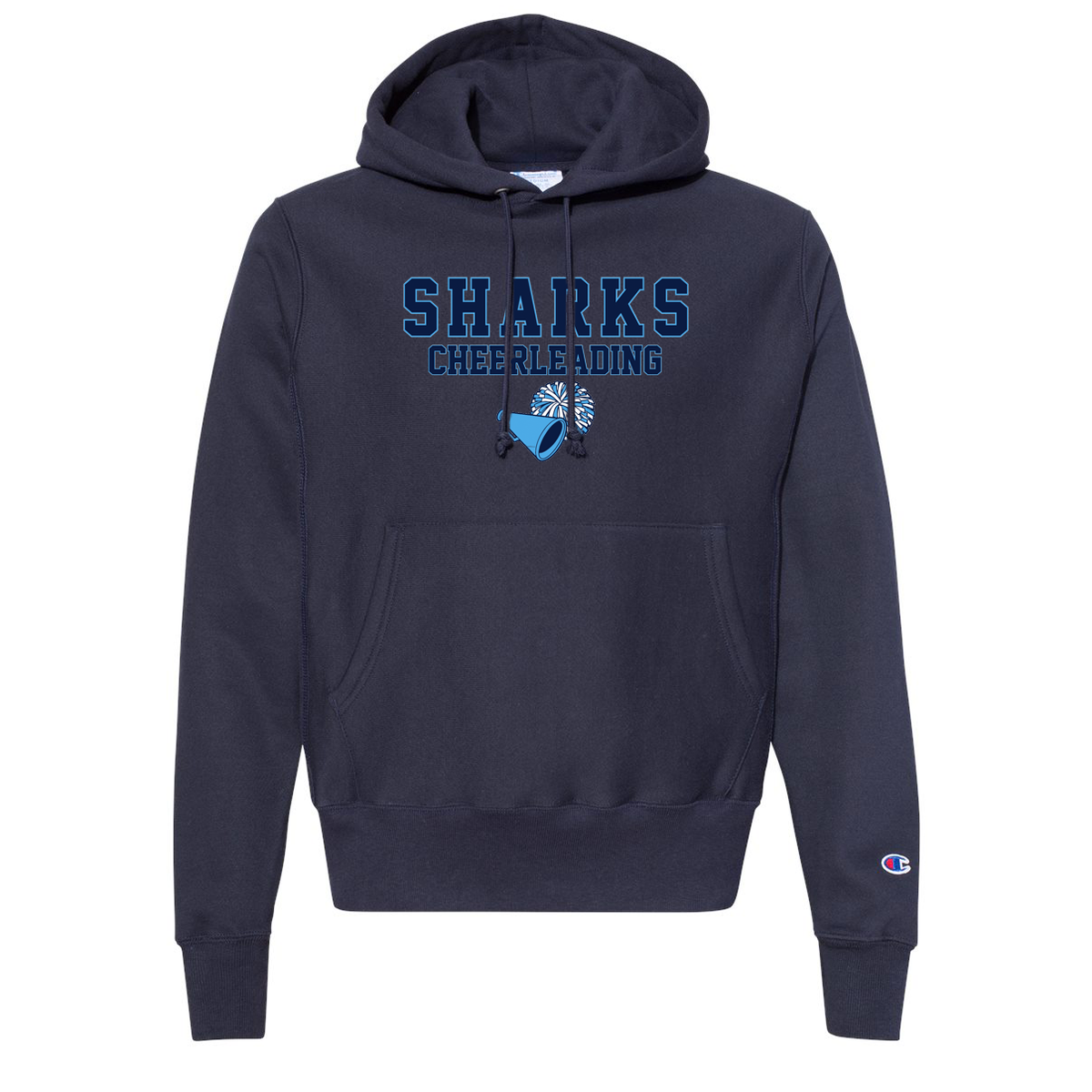 Sharks Cheerleading Champion Sweatshirt *GLITTER LOGO*