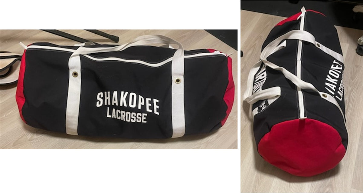 Shakopee HS Lacrosse Velcro Stick Holder XL Duffel Bag (OPTIONAL)