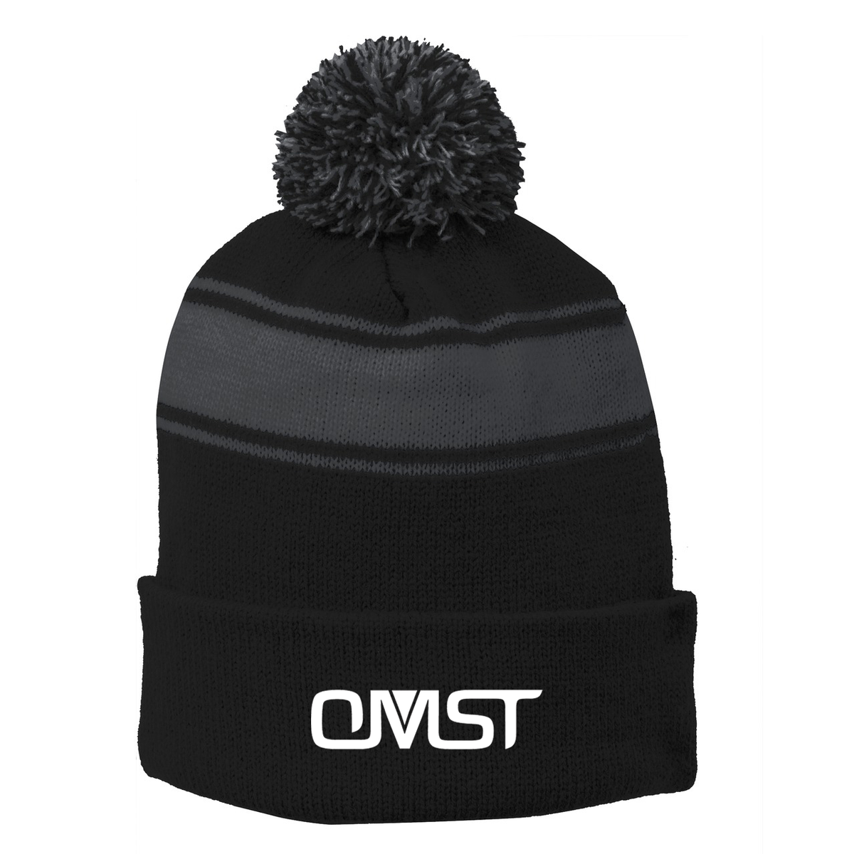 Okemo Snowboarding  Pom Pom Beanie