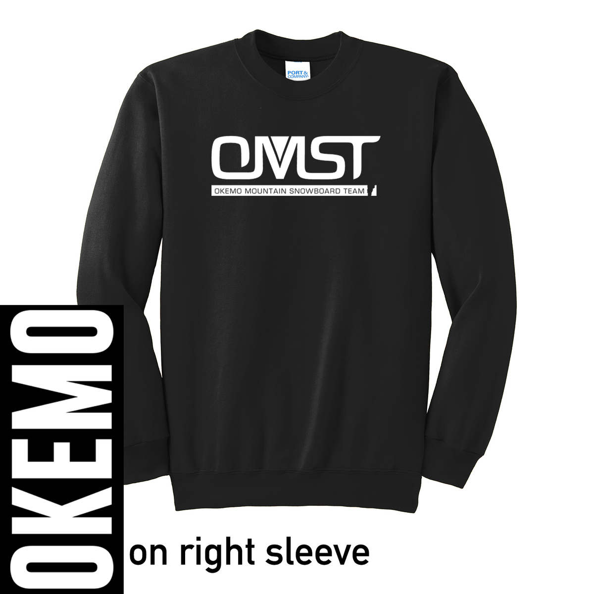 Okemo Snowboarding Crew Neck Sweater