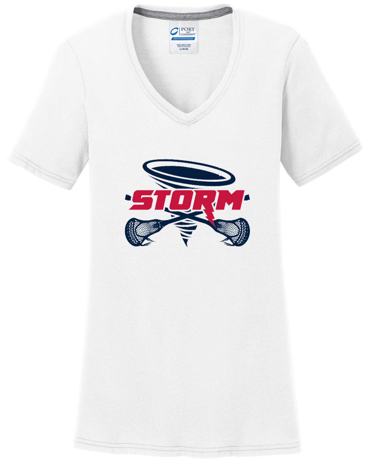 Oak Mountain Youth Lacrosse Women's White T-Shirt