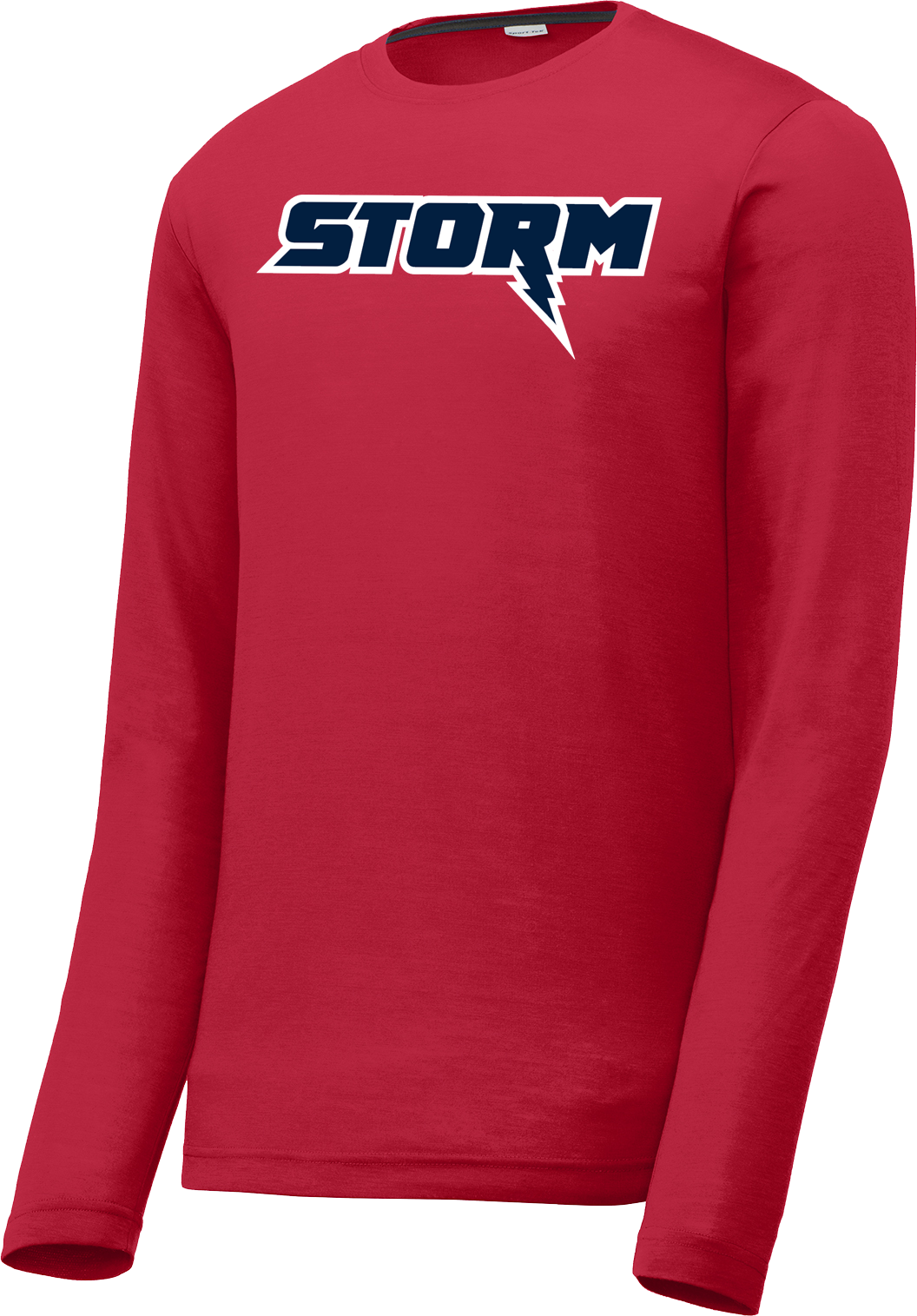 Oak Mountain Youth Lacrosse Red Long Sleeve CottonTouch Performance Shirt
