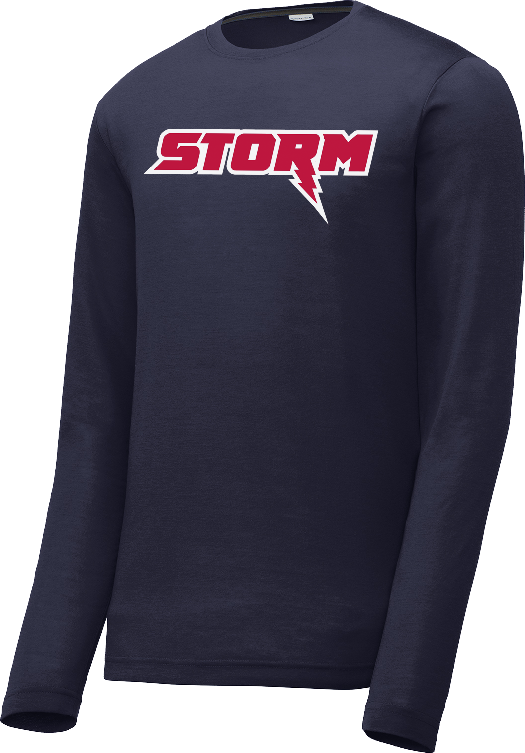 Oak Mountain Youth Lacrosse Navy Long Sleeve CottonTouch Performance Shirt