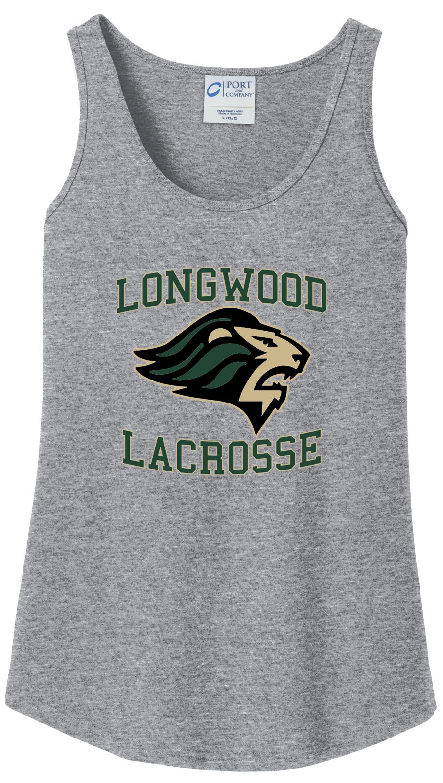 Longwood Lacrosse Women's Grey Tank Top