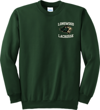 Longwood Lacrosse Green Crew Neck Sweatshirt