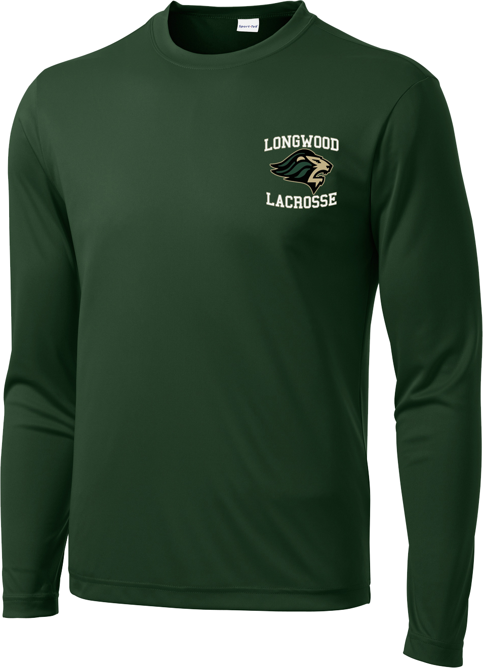Longwood Lacrosse Green Long Sleeve Performance Shirt