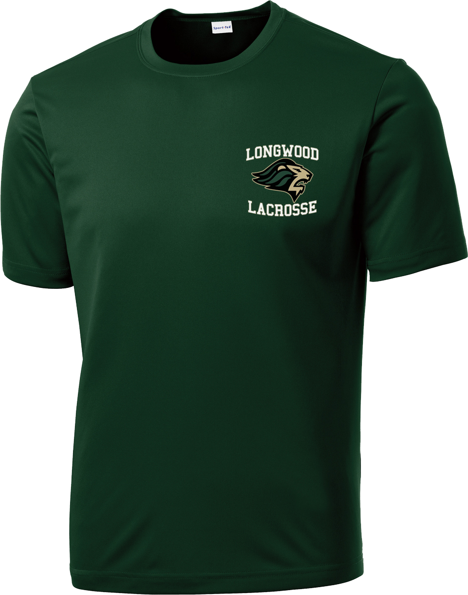 Longwood Lacrosse Green Performance T-Shirt