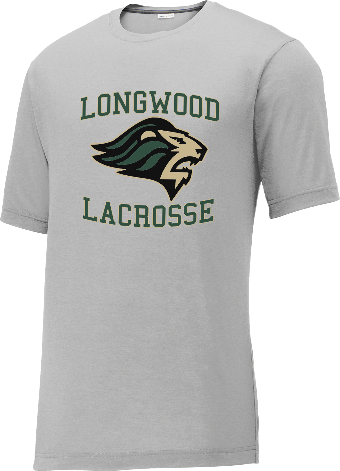 Longwood Lacrosse Grey CottonTouch Performance T-Shirt